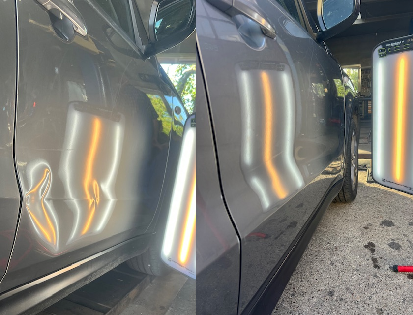 Przed i po naprawie PDR 8